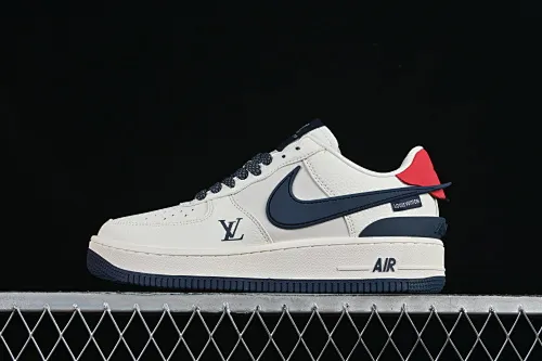 All categories Nk Air Force 1 Air Force series Nk Air Force 1 Low Air Force low top Nike Air Force 1'07 Low LV co-branded dark blue swoosh Air Force 1 low top casual sneakers XS3464-575